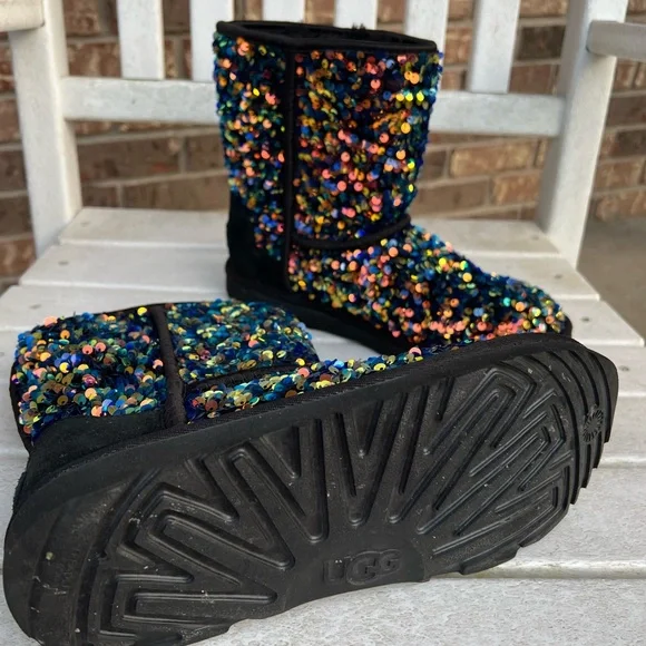 Ugg classic sequin boots. Mini stellar multi color.